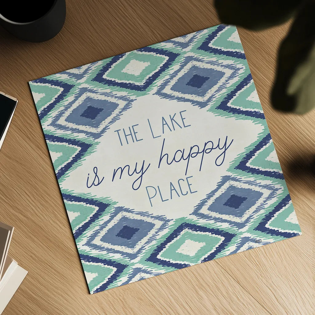 Otomi Lake XII by Veronique Charron. Shown as a detailed flat fine art print, highlighting archival giclee quality. Available as an archival giclee rolled canvas, fine art paper, or poster print. SKU 48356a.