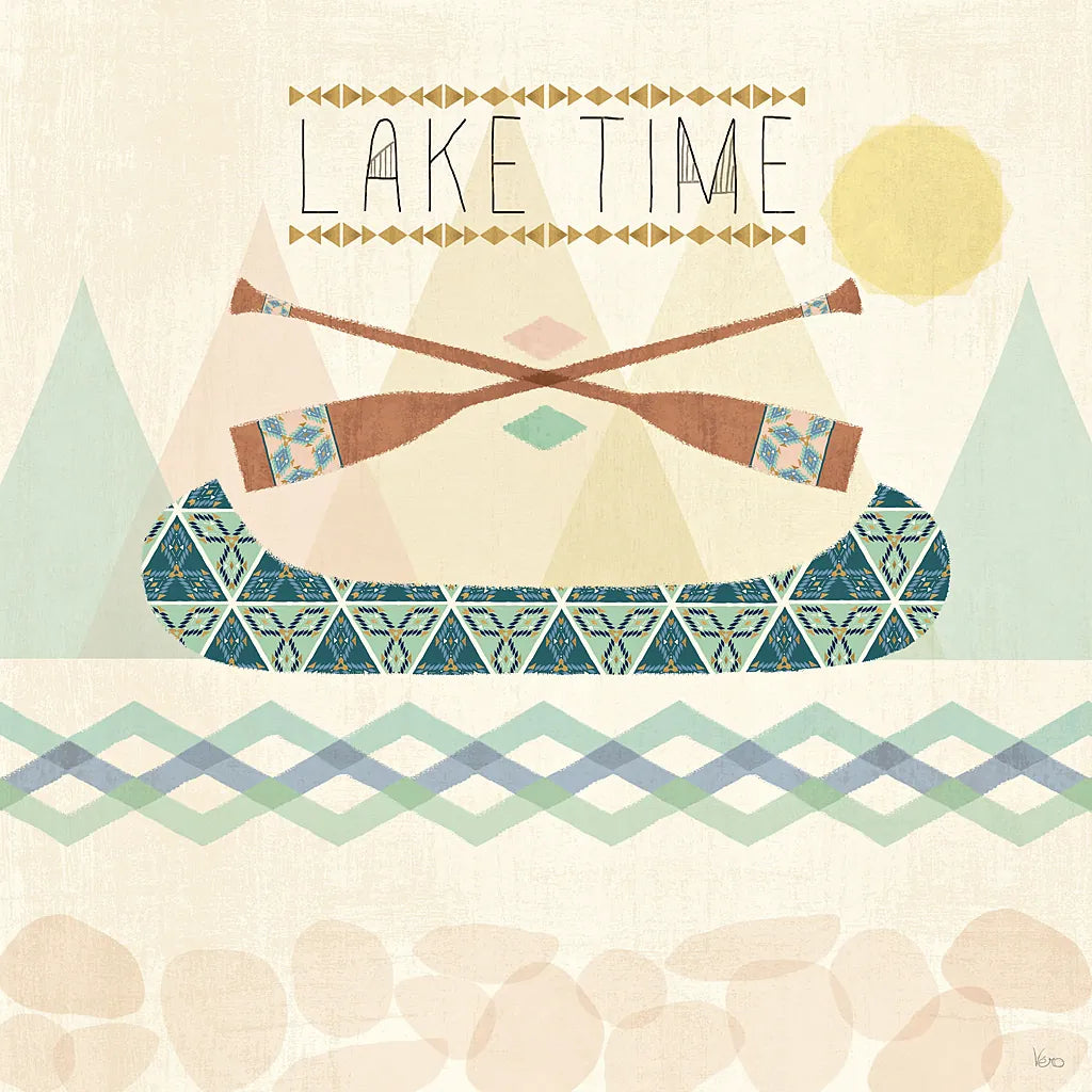 Outdoor Geo IV by Veronique Charron. SKU 36763a. Archival Giclee Fine art print for wall decor.