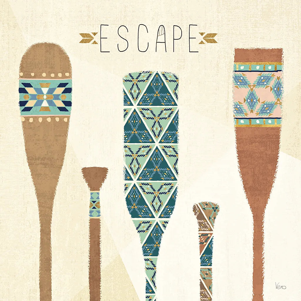 Outdoor Geo VI by Veronique Charron. SKU 36765a. Archival Giclee Fine art print for wall decor.