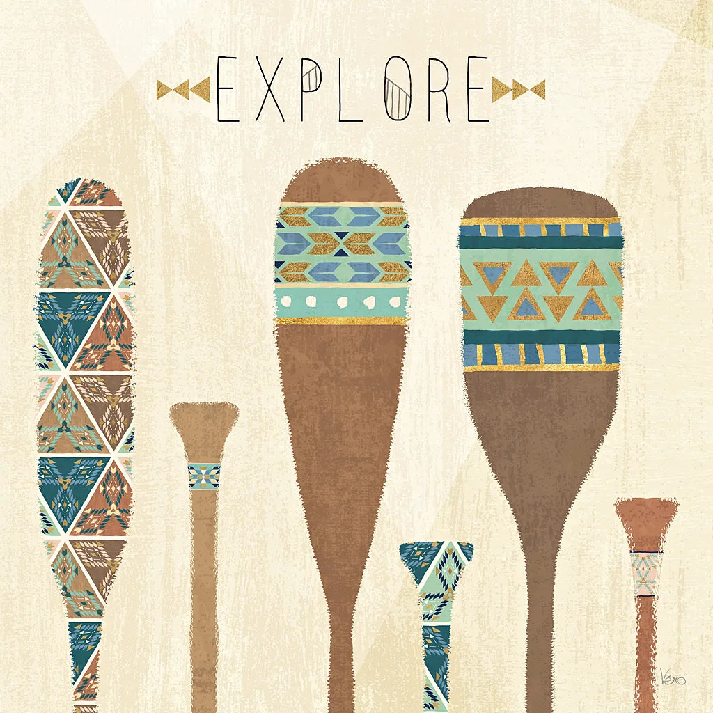 Outdoor Geo VII by Veronique Charron. SKU 36766a. Archival Giclee Fine art print for wall decor.