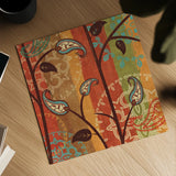 Paisley Garden II by Veronique Charron. Shown as a detailed flat fine art print, highlighting archival giclee quality. Available as an archival giclee rolled canvas, fine art paper, or poster print. SKU 9313a.