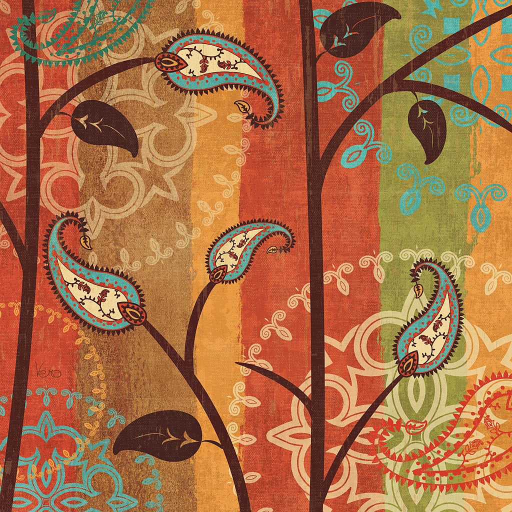 Paisley Garden II by Veronique Charron