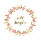 Say it Simply I White by Veronique Charron. SKU 68500a. Archival Giclee Fine art print for wall decor.