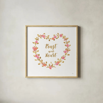 Say it Simply II White by Veronique Charron. Shown in a natural wood glass frame for a timeless modern aesthetic. Available as an archival giclee rolled canvas, fine art paper, or poster print. SKU 68501a.