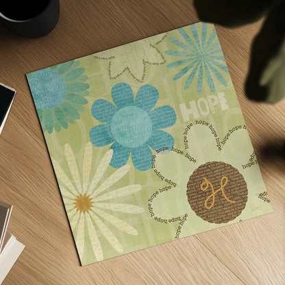 Say it with Flowers I by Veronique Charron. Shown as a detailed flat fine art print, highlighting archival giclee quality. Available as an archival giclee rolled canvas, fine art paper, or poster print. SKU 6631a.