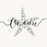 Sea Charms I Silver by Veronique Charron. SKU 63493a. Archival Giclee Fine art print for wall decor.