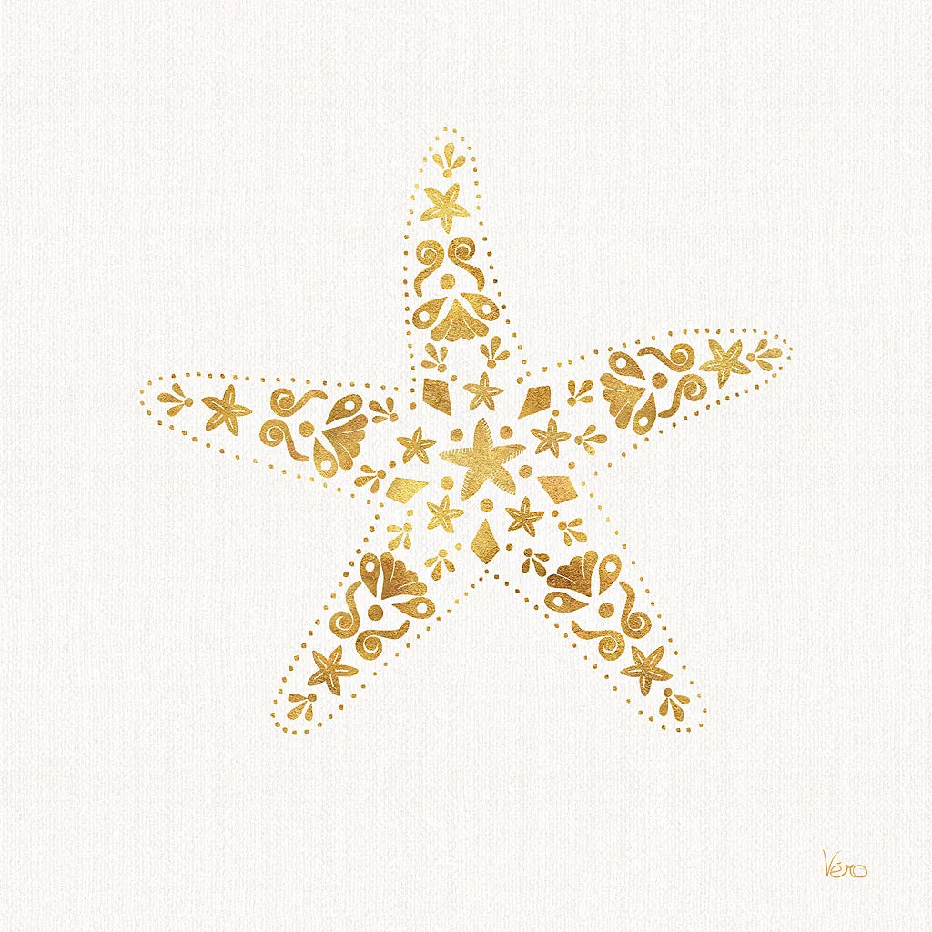 Sea Charms I no Words by Veronique Charron. SKU 32996a. Archival Giclee Fine art print for wall decor.