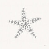 Sea Charms I no Words Silver by Veronique Charron. SKU 63489a. Archival Giclee Fine art print for wall decor.