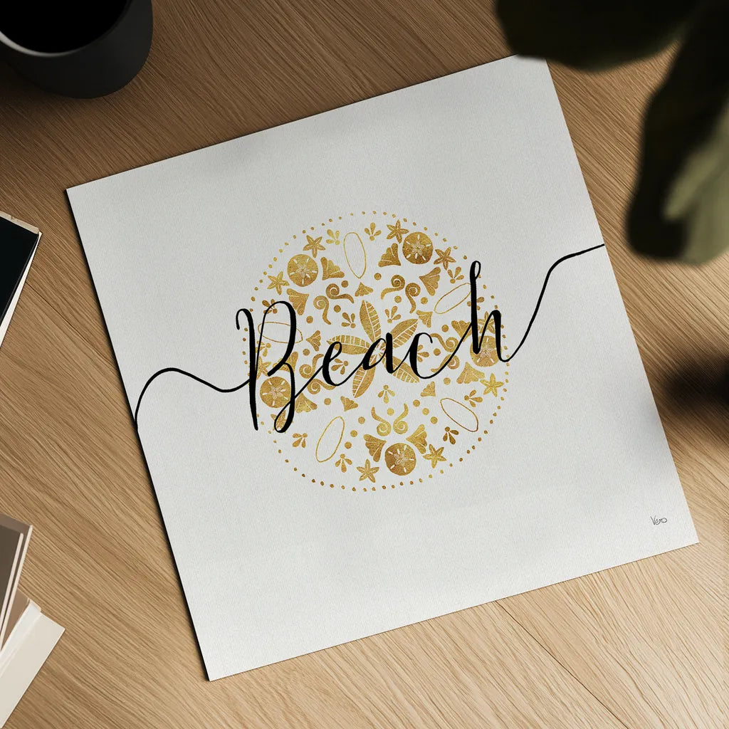 Sea Charms II by Veronique Charron. Shown as a detailed flat fine art print, highlighting archival giclee quality. Available as an archival giclee rolled canvas, fine art paper, or poster print. SKU 31991a.