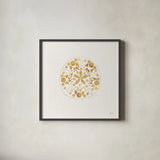 Sea Charms II no Words by Veronique Charron. Shown in a sleek black glass frame for a contemporary gallery look. Available as an archival giclee rolled canvas, fine art paper, or poster print. SKU 32997a.