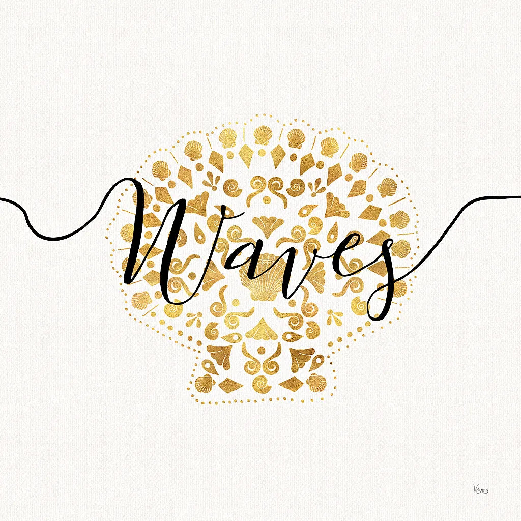 Sea Charms III by Veronique Charron. SKU 31992a. Archival Giclee Fine art print for wall decor.