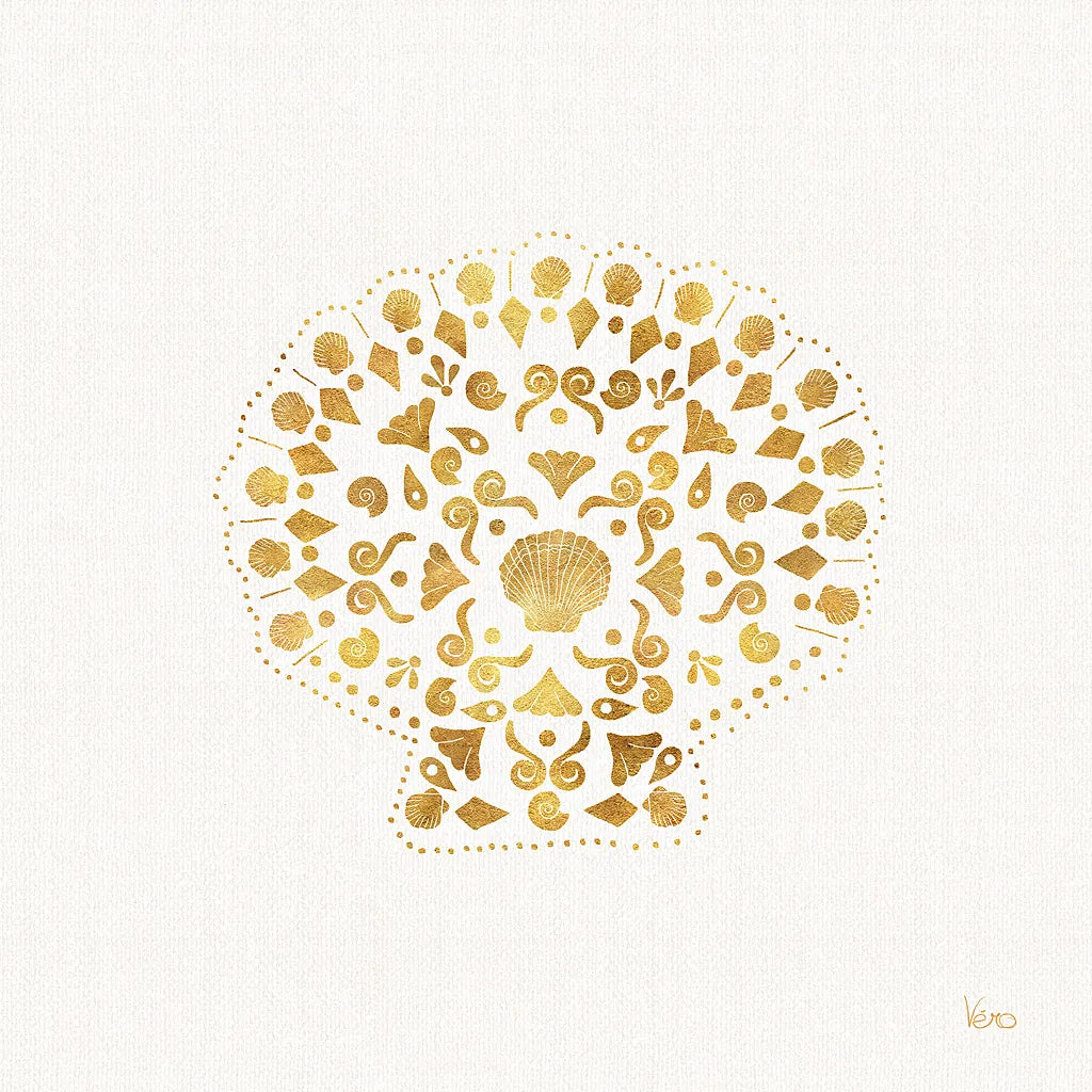 Sea Charms III no Words by Veronique Charron. SKU 32998a. Archival Giclee Fine art print for wall decor.