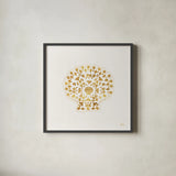 Sea Charms III no Words by Veronique Charron. Shown in a sleek black glass frame for a contemporary gallery look. Available as an archival giclee rolled canvas, fine art paper, or poster print. SKU 32998a.