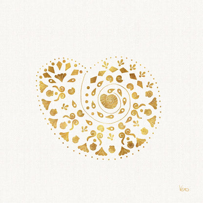 Sea Charms IV no Words by Veronique Charron. SKU 32999a. Archival Giclee Fine art print for wall decor.