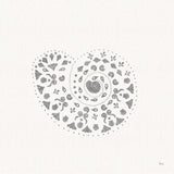 Sea Charms IV no Words Silver by Veronique Charron. SKU 63492a. Archival Giclee Fine art print for wall decor.