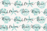 Sea Charms IX Teal by Veronique Charron. SKU 32008i. Archival Giclee Fine art print for wall decor.