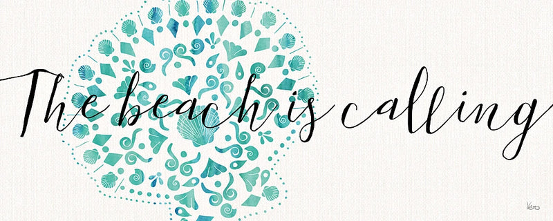 Sea Charms V Teal by Veronique Charron