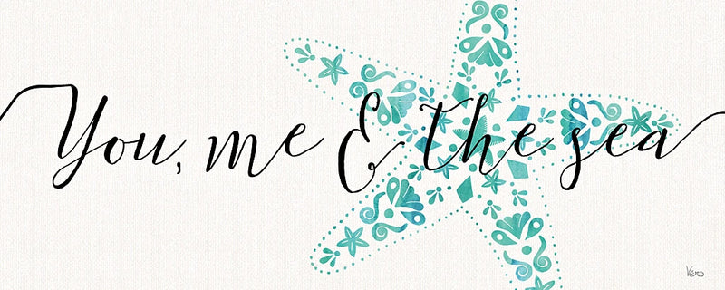 Sea Charms VI Teal by Veronique Charron