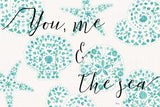 Sea Charms VIII Teal by Veronique Charron. SKU 32007i. Archival Giclee Fine art print for wall decor.