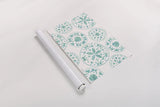 Sea Charms X Teal by Veronique Charron. shown as a rolled paper print. Available as archival giclee rolled canvas, fine art paper, or poster print. SKU 32009i.