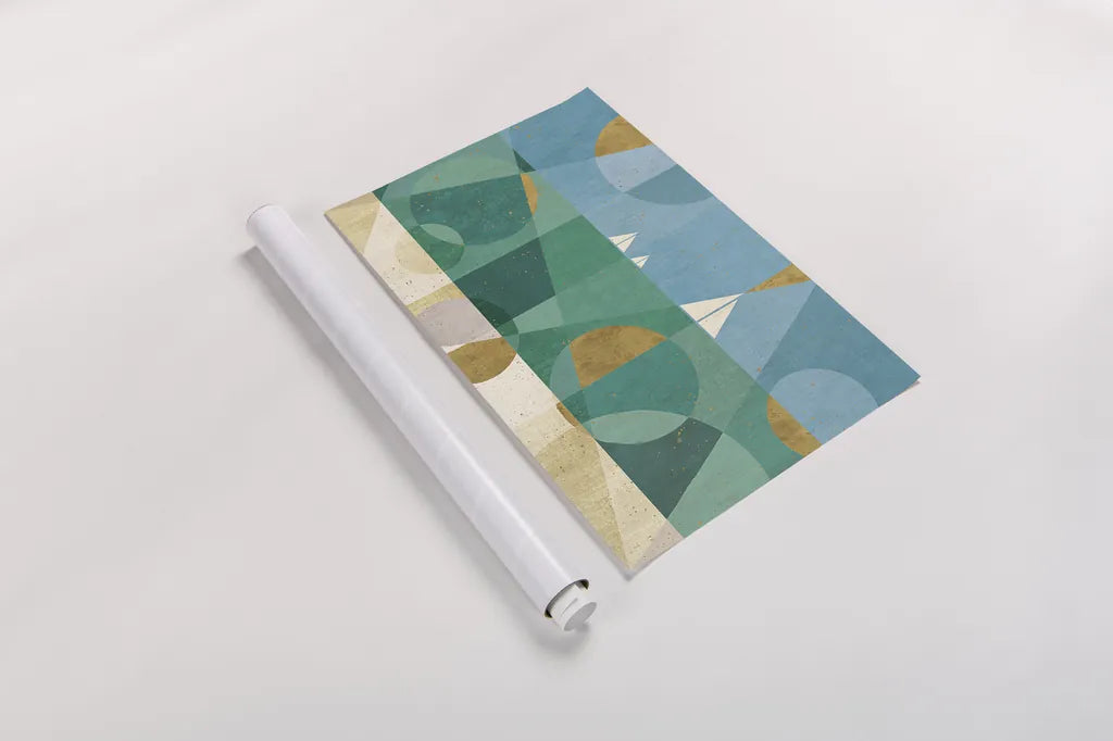 Seascape I by Veronique Charron. shown as a rolled paper print. Available as archival giclee rolled canvas, fine art paper, or poster print. SKU 28735i.