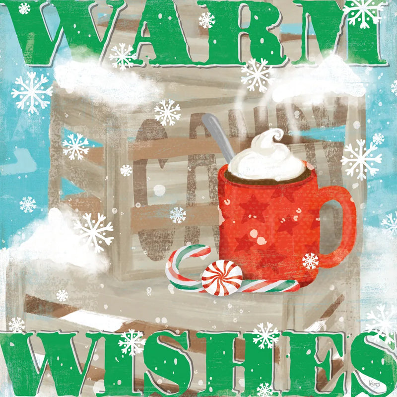 Snowy Fun VII by Veronique Charron. SKU 58174a. Archival Giclee Fine art print for wall decor.
