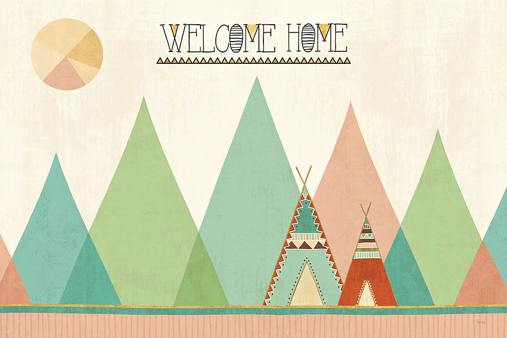 Southwest Geo I by Veronique Charron. SKU 33004i. Archival Giclee Fine art print for wall decor.