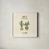 Southwest Geo IX by Veronique Charron. Shown in a crisp white glass frame for a clean and minimalist style. Available as an archival giclee rolled canvas, fine art paper, or poster print. SKU 33012a.
