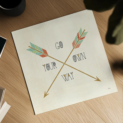 Southwest Geo V by Veronique Charron. Shown as a detailed flat fine art print, highlighting archival giclee quality. Available as an archival giclee rolled canvas, fine art paper, or poster print. SKU 33008a.