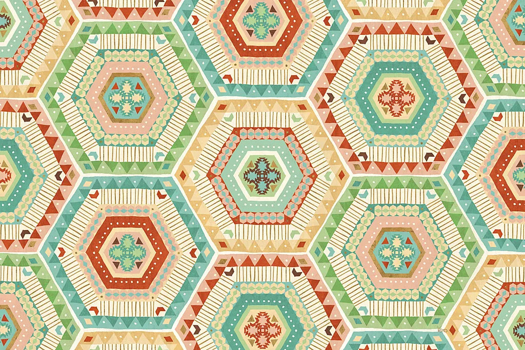 Southwest Geo XI by Veronique Charron. SKU 33014i. Archival Giclee Fine art print for wall decor.