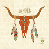 Southwest at Heart I by Veronique Charron. SKU 20002a. Archival Giclee Fine art print for wall decor.