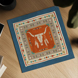 Southwest at Heart Tile I by Veronique Charron. Shown as a detailed flat fine art print, highlighting archival giclee quality. Available as an archival giclee rolled canvas, fine art paper, or poster print. SKU 20006a.