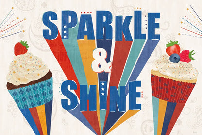 Sparkle and Shine I by Veronique Charron. SKU 83714i. Archival Giclee Fine art print for wall decor.