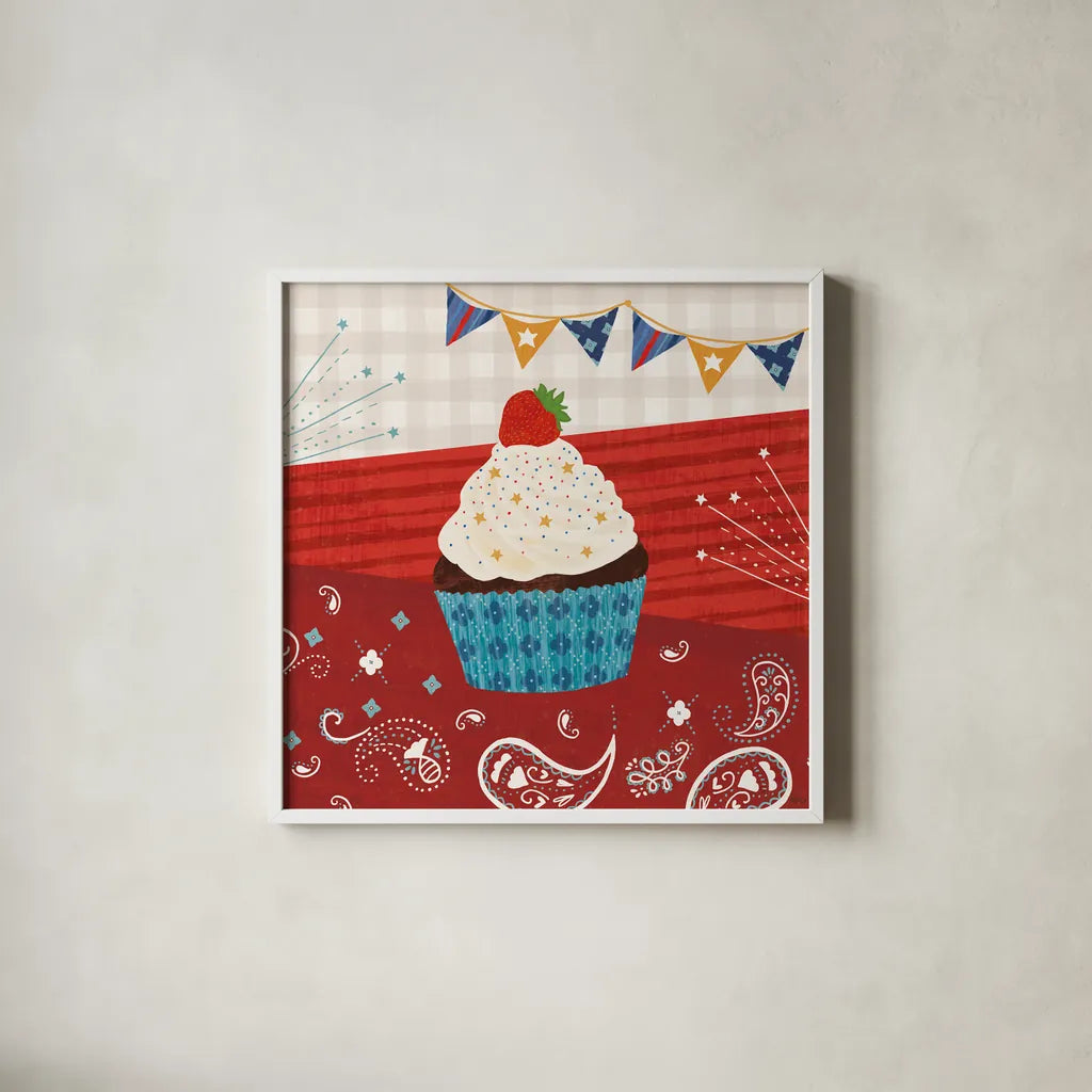 Sparkle and Shine III by Veronique Charron. Shown in a crisp white glass frame for a clean and minimalist style. Available as an archival giclee rolled canvas, fine art paper, or poster print. SKU 83716a.