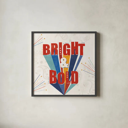 Sparkle and Shine V by Veronique Charron. Shown in a sleek black glass frame for a contemporary gallery look. Available as an archival giclee rolled canvas, fine art paper, or poster print. SKU 83718a.