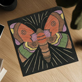 Spooky Chic VI by Veronique Charron. Shown as a detailed flat fine art print, highlighting archival giclee quality. Available as an archival giclee rolled canvas, fine art paper, or poster print. SKU 91202a.