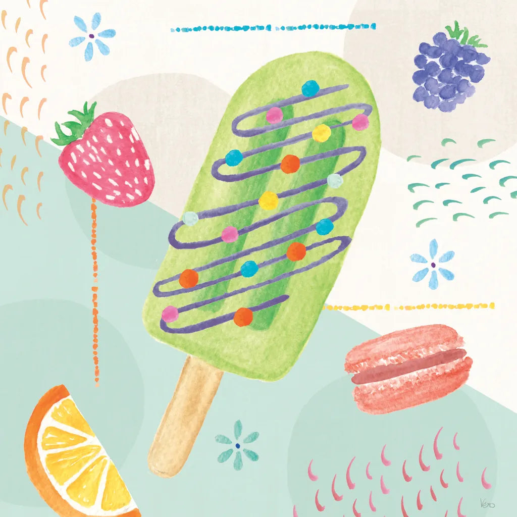 Summer Breeze I by Veronique Charron. SKU 89579a. Archival Giclee Fine art print for wall decor.