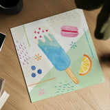 Summer Breeze III by Veronique Charron. Shown as a detailed flat fine art print, highlighting archival giclee quality. Available as an archival giclee rolled canvas, fine art paper, or poster print. SKU 89581a.