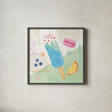 Summer Breeze III by Veronique Charron. Shown in a sleek black glass frame for a contemporary gallery look. Available as an archival giclee rolled canvas, fine art paper, or poster print. SKU 89581a.