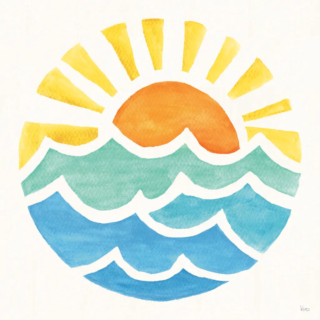 Summer Breeze IX by Veronique Charron. SKU 89587a. Archival Giclee Fine art print for wall decor.