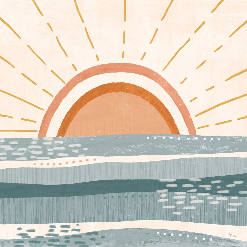 Summer Desert I by Veronique Charron. SKU 74759a. Archival Giclee Fine art print for wall decor.