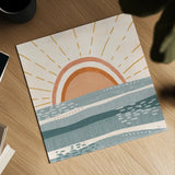 Summer Desert I by Veronique Charron. Shown as a detailed flat fine art print, highlighting archival giclee quality. Available as an archival giclee rolled canvas, fine art paper, or poster print. SKU 74759a.