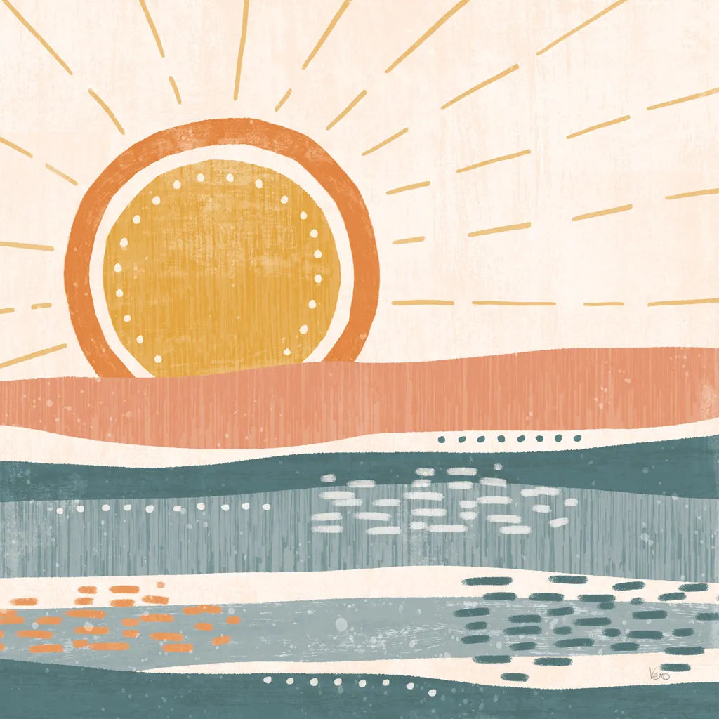 Summer Desert II by Veronique Charron. SKU 74760a. Archival Giclee Fine art print for wall decor.