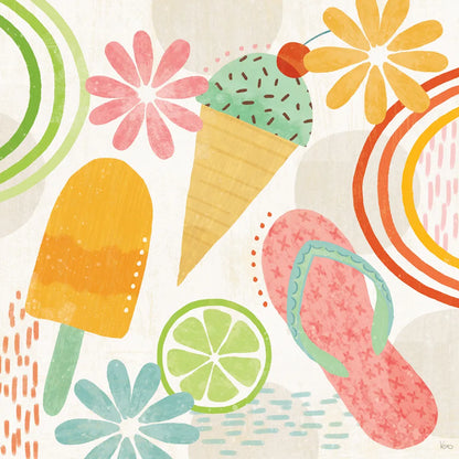 Sweet Summer II by Veronique Charron. SKU 74653a. Archival Giclee Fine art print for wall decor.