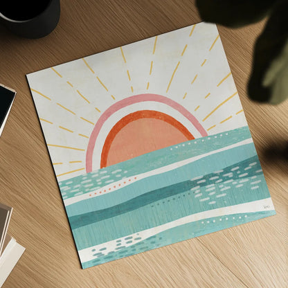 Sweet Summer V by Veronique Charron. Shown as a detailed flat fine art print, highlighting archival giclee quality. Available as an archival giclee rolled canvas, fine art paper, or poster print. SKU 74656a.