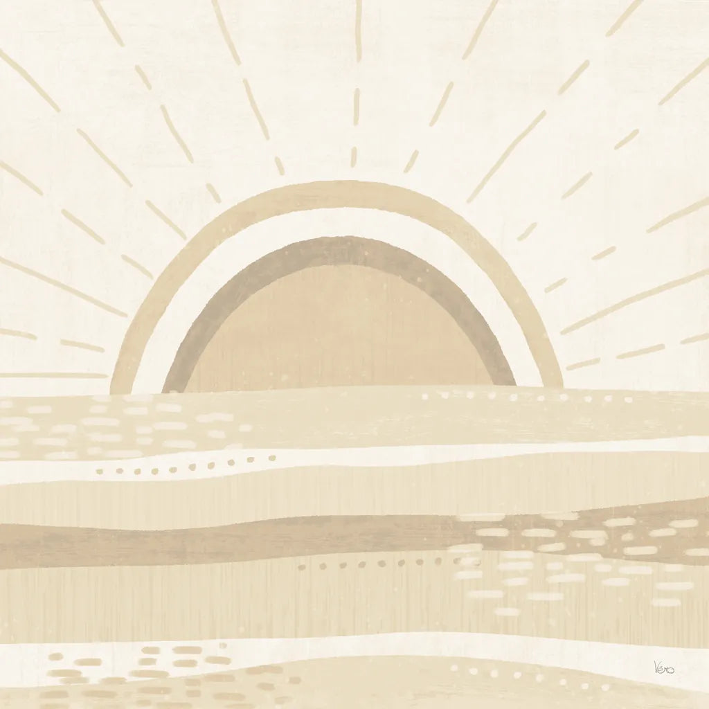 Sweet Summer V Neutral by Veronique Charron. SKU 75534a. Archival Giclee Fine art print for wall decor.