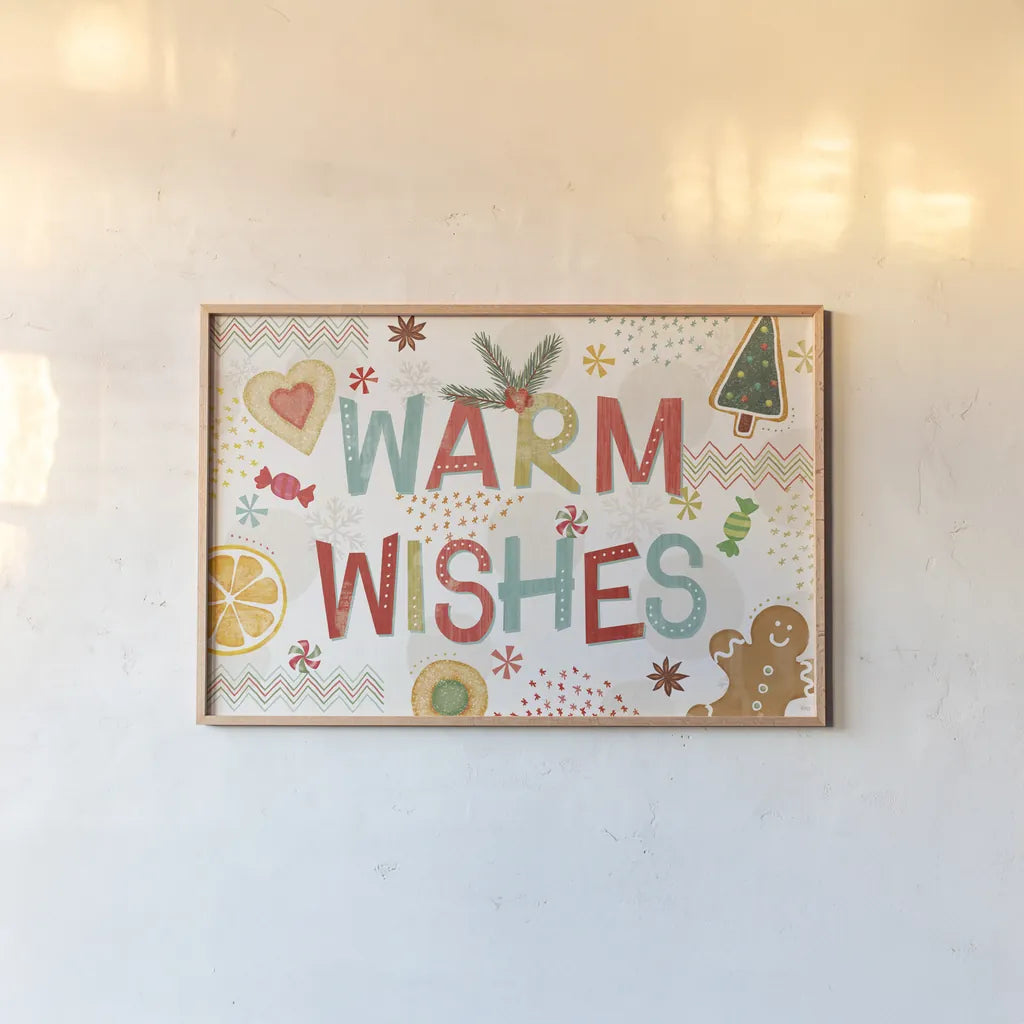 Sweet Treats I by Veronique Charron. shown as a paper print in a natural frame. Available as a archival giclee rolled canvas, fine art paper, or poster print. SKU 80297i.