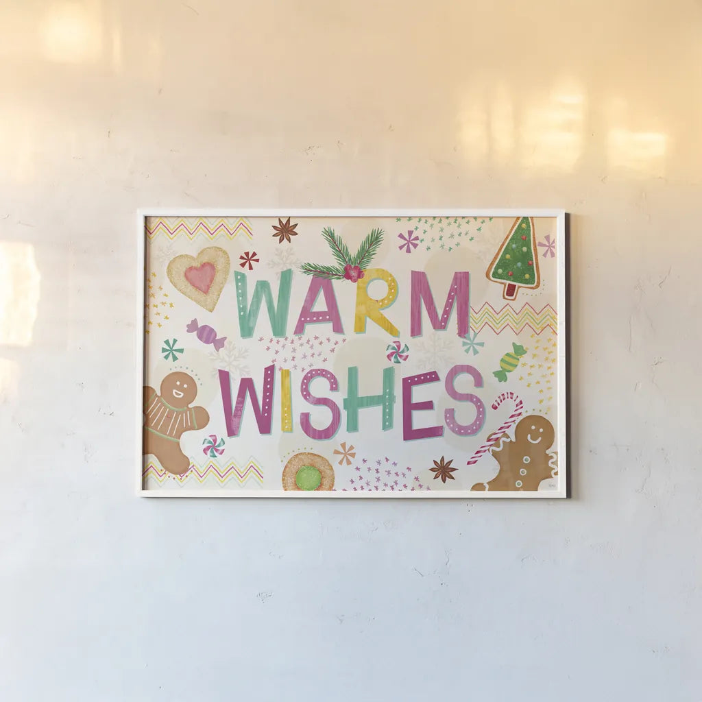 Sweet Treats I Bright by Veronique Charron. shown as a paper print in a white frame. Available as a archival giclee rolled canvas, fine art paper, or poster print. SKU 88316i.