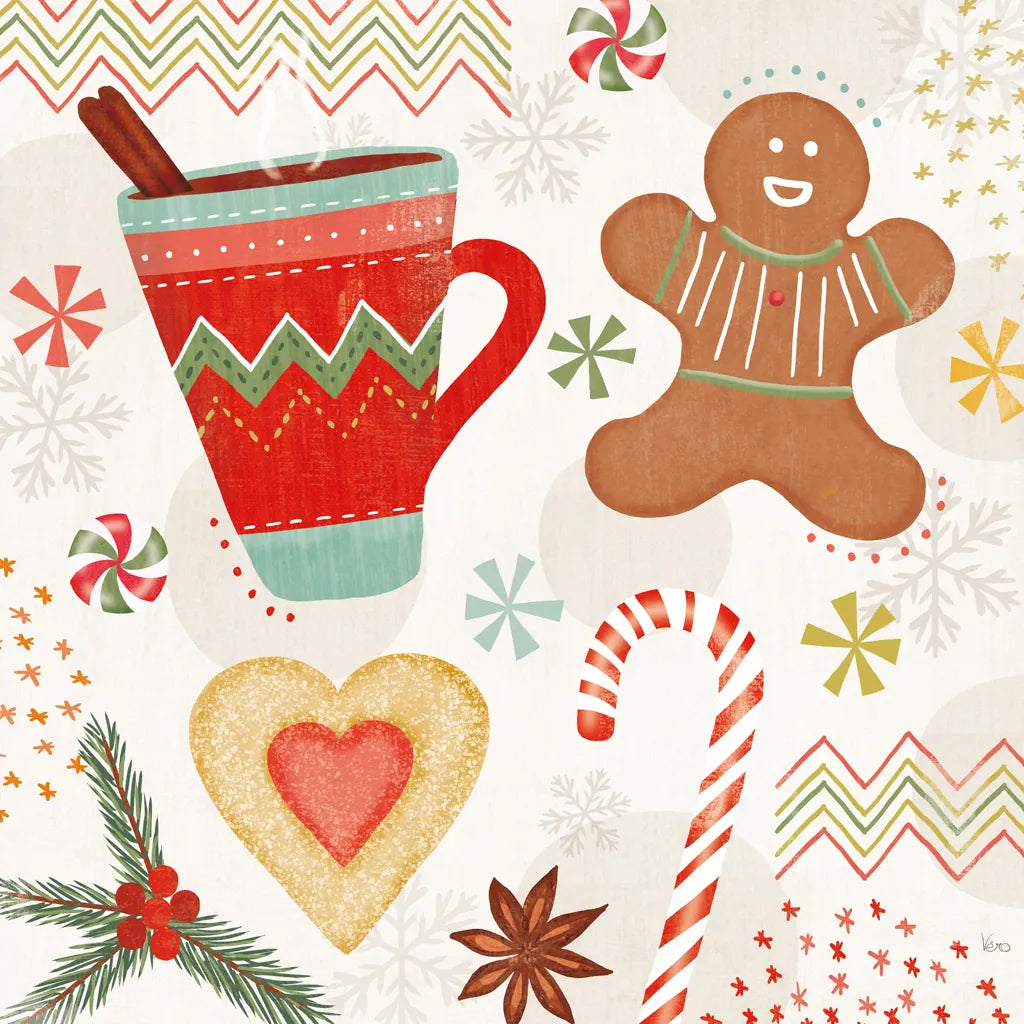 Sweet Treats II by Veronique Charron. SKU 80298a. Archival Giclee Fine art print for wall decor.