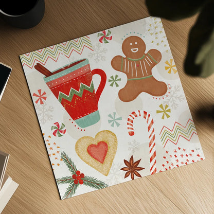 Sweet Treats II by Veronique Charron. Shown as a detailed flat fine art print, highlighting archival giclee quality. Available as an archival giclee rolled canvas, fine art paper, or poster print. SKU 80298a.